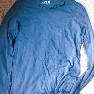 Long sleeve blue shirt